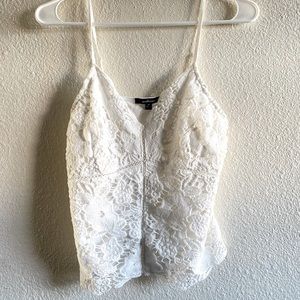 White lace top